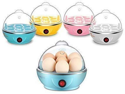 Electric Automatic Off 7 Egg Boiler/Poacher (Multicolor)