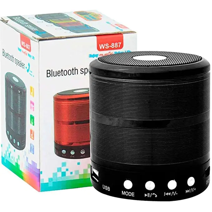 WS 887 Wireless Bluetooth Speaker (Multicolor) with phone call