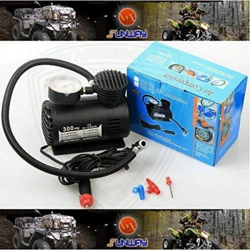 Portable Electric Mini Air Compressor DC12V (மோட்டார் சைக்கிள்கள், பைக், மிதிவண்